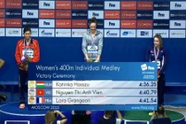 Kỳ tích Ánh Viên giành HCB 400m hỗn hợp Cúp thế giới