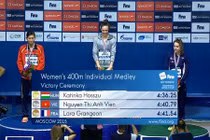 Kỳ tích Ánh Viên giành HCB 400m hỗn hợp Cúp thế giới
