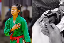 Vừa giành HCV SEA Games 31, nữ võ sĩ Kurash phải nhận tin buồn 