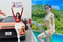 Cô gái giơ bảng tuyển chồng ở SVĐ Mỹ Đình ngày ấy giờ ra sao?