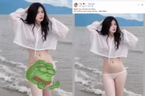 Thực hư tấm ảnh Quỳnh Alee trong trang phục "mát mẻ" gây bão mạng