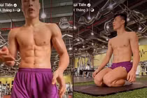 Qua thời kỳ đỉnh cao, thủ môn Bùi Tiến Dũng khoe body miễn chê