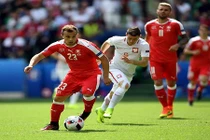 Ảnh Euro 2016 Thụy Sĩ 4-5 Ba Lan: Tội đồ Granit Xhaka