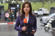 Ngã ngửa "thân thế" nữ phóng viên xinh đẹp tác nghiệp tại Thượng đỉnh Mỹ-Triều