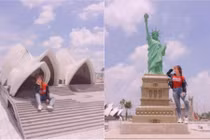 Giới trẻ thích thú check-in kì quan thế giới ngay tại Việt Nam