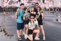 1 mét vuông 10 trai xinh gái đẹp hội tụ ở Tết té nước Songkran