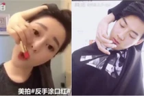 Bẻ tay ra sau đầu tô son, thử thách mới siêu "khó nhằn"