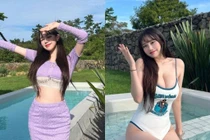 "Thiên thần nội y" vừa ghé thăm Việt Nam lộ body "bánh trôi nước"