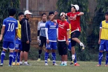 HLV Miura phát cáu với các cầu thủ U23 Việt Nam 