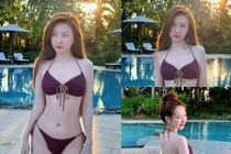 Hot girl TikTok Thanh Mèo chào hè bằng bộ bikini cực nóng