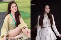 Vợ cựu tiền vệ tuyển Việt Nam - Lâm Ti Phông khoe sắc vóc