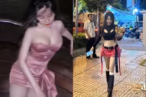 Gái xinh Sài thành lên đồ gợi cảm "hết nấc" đi chơi đêm