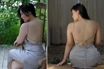 "Nàng béo Hà Nội" tự tin mặc áo tắm cắt xẻ táo bạo