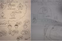 Không làm được bài, thí sinh kỳ thi THPT “hành hạ” giấy nháp ra sao?