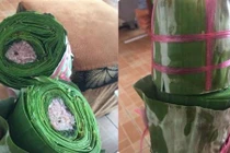 Dân mạng phẫn nộ với chiếc nem chua “9 phần lá, 1 phần nhân“