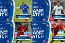 Những cầu thủ tỏa sáng tại lượt trận thứ nhất Euro 2016