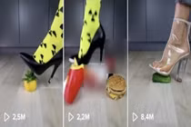 Quay clip dẫm nát đồ ăn, TikToker nhận đủ gạch đá từ MXH