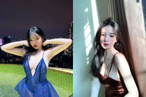 Mê mốt “thả rông vòng 1" dạo phố, cặp gái xinh 10X là ai?