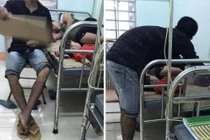 Đưa vợ bầu đi viện, anh chồng có hành động được khen hết lời