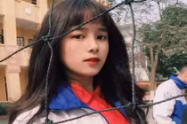 Dung nhan yêu kiều của nữ sinh 10X khiến dân mạng say đắm 