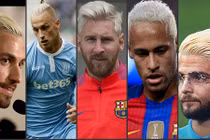 Hàng loạt sao bóng đá "học đòi" Messi nhuộm tóc bạch kim