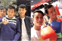 Cầu thủ U23 Việt Nam thích thú khoe ảnh du hí Qatar