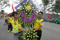 Hội CĐV SLNA thành kính dâng hương tại nghĩa trang liệt sỹ