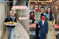 Về quê chồng cầu thủ, tiểu thư Hà thành xắn tay làm cỗ 