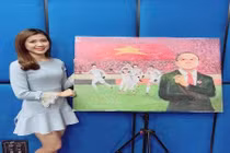 Chết mê với nhan sắc BTV mặc bikini lên sóng World Cup