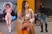 Lộ vóc dáng thật của dàn hot girl TikTok trong ảnh "team qua đường"