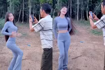 Nhảy gợi cảm trước mặt bố, "hot girl dân tộc" lại ăn "gạch"