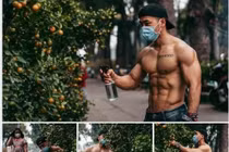 Trai đẹp cởi 6 múi cuồn cuộn bán quất gây bão mạng