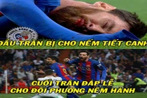 Ảnh chế bóng đá: Một lần nữa Ronaldo "hôm hận" vì Messi