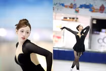 "Thiên thần trượt băng" Việt Nam gây mê netizen bằng nhan sắc diễm lệ