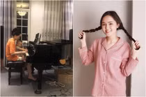 Vợ Duy Mạnh bất ngờ "xả vai" trở lại hình ảnh chuẩn mẹ bỉm