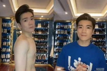 Con trai cả bầu Hiển lộ tủ giày nhìn mà choáng