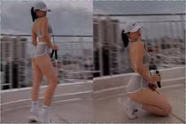 Nữ gymer Vũng Tàu diện đồ tập cũn cỡn gây tranh cãi