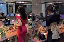 Lên đồ đi làm chuẩn Celeb, nữ nhân viên văn phòng gây bão 