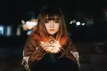 Phó nháy khoe ảnh chụp thiếu nữ xinh đẹp mùa Giáng sinh