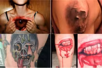 Những hình xăm ghê rợn khiến người ngắm phát khiếp
