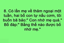 Ngọt ngào lắm khi các ông bố, bà mẹ "thả thính" nhau trước mặt con
