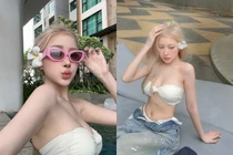 "Rosé phiên bản Việt" liên tục khoe 3 vòng "bốc lửa"