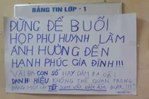 Cười ra nước mắt với loạt ảnh họp phụ huynh có 1-0-2 trên MXH