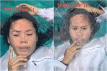 Đua đòi chụp ảnh dưới nước, cô gái nhận cái kết cực đắng