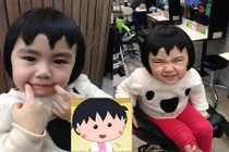 Mái tóc răng cưa nham nhở của thiên thần nhí gây sốt