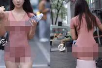 Diện đồ bó chẽn phản cảm, cô gái hứng rổ gạch đá từ netizen