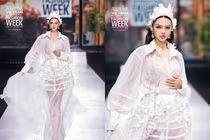 Vợ thủ môn Bùi Tiến Dũng gặp sự cố suýt lộ vòng 1