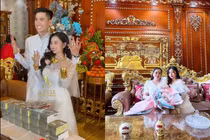 Cô dâu nhận của hồi môn khủng: Nhà dát vàng, 10 tỷ tiền mặt