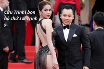 "Khoe thân" ở LHP Cannes, Ngọc Trinh trở thành tâm điểm chế ảnh của CĐM