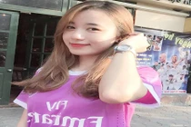 Hot girl Hà Tĩnh thích chơi game và yêu bóng đá